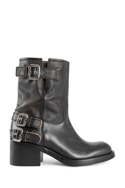 Chloé Dakota Ankle Boots In Black