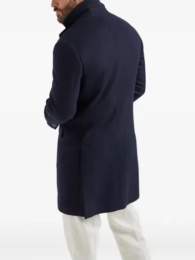 Brunello Cucinelli Cashmere Outwear Jacket In Blue