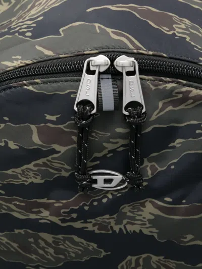 Diesel Camo-pattern Backpack In Multi