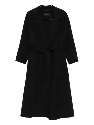 Palto' Paola Wool Coat In Black