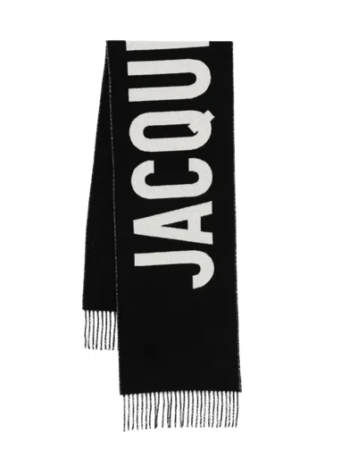 Jacquemus Brushed Finish Fringe Detailing Wraparound Scarf
