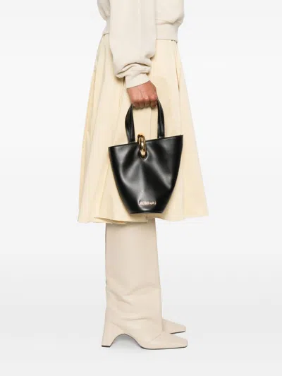 Jacquemus Black The Small Bambola Bucket Bag