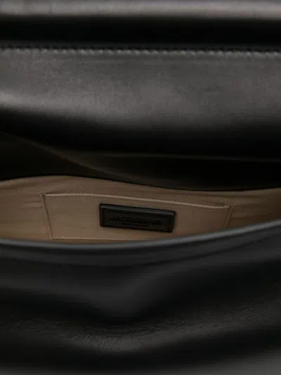 Jacquemus Women's La Pochette Rond Carre Bag In Black