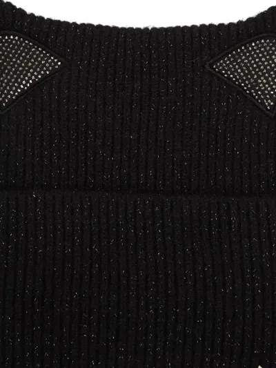 Karl Lagerfeld Beanie Mit Katzenohren In Black