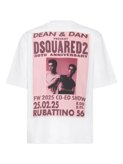 Dsquared2 Exclusive Design T-shirt In White