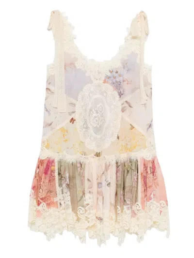 CASCADIAN LACE 迷你连衣裙