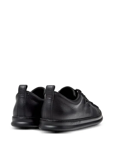 Camper Runner Lace-up Leather Sneakers In Black