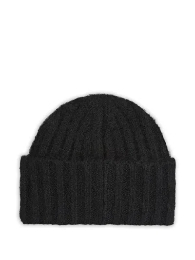 罗纹针织套头帽