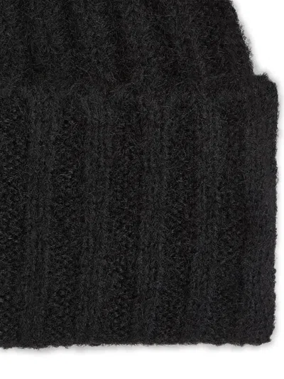 罗纹针织套头帽