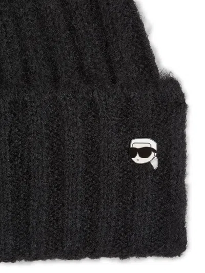 罗纹针织套头帽