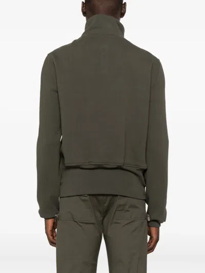 Rick Owens Khaki Concordians Bauhaus Jogger Track Jacket In Green