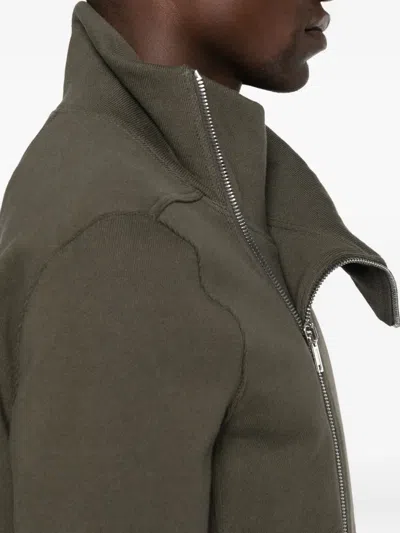 Rick Owens Khaki Concordians Bauhaus Jogger Track Jacket In Green