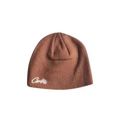Pre-owned Corteiz Skully Beanie 'brown' | Men's Size Onesize