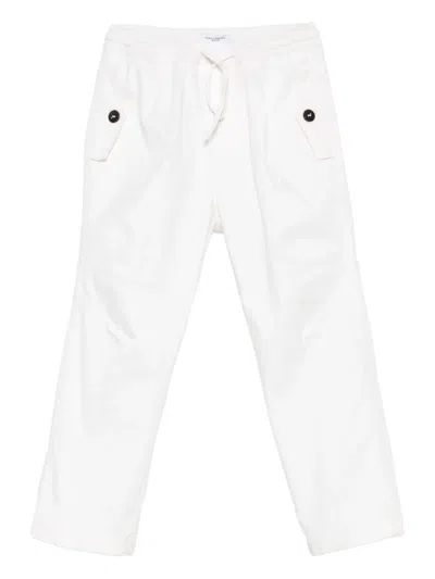 Paolo Pecora Drawstring Pocket Trousers In Multi