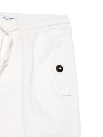 Paolo Pecora Drawstring Pocket Trousers In Multi
