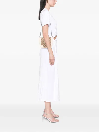 Pre-owned Gucci 2000-2015 Small Gg Canvas Bree Satchel In Brown