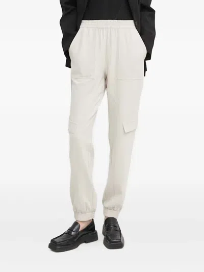 Bruuns Bazaar Elastic-waist Cargo Track Pants In Orange