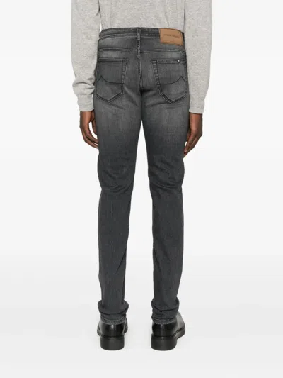 Jacob Cohen `nick` 5-pocket Slim Fit Pants In Gray