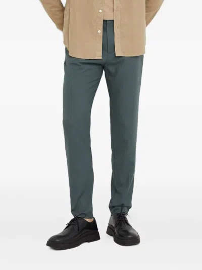 Samsoe & Samsoe Twill Trousers In Green
