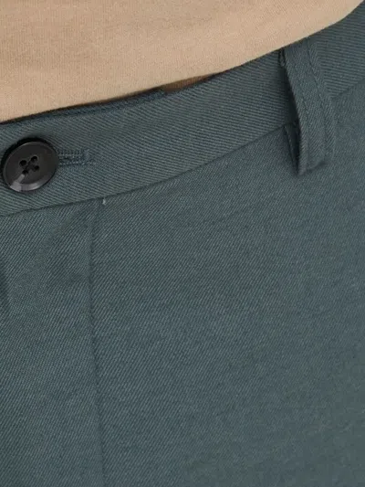Samsoe & Samsoe Twill Trousers In Green