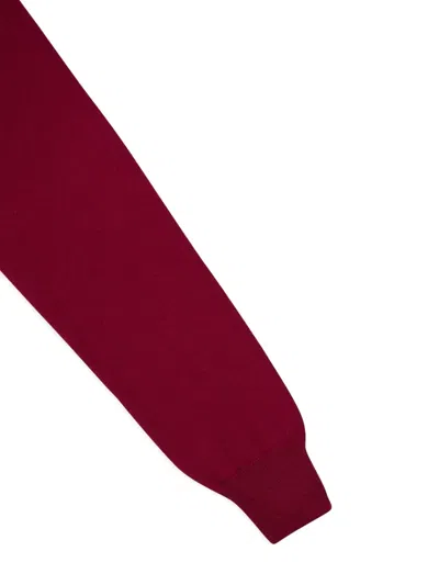 Piacenza Cashmere Crew-neck Cashmere Sweater In Red