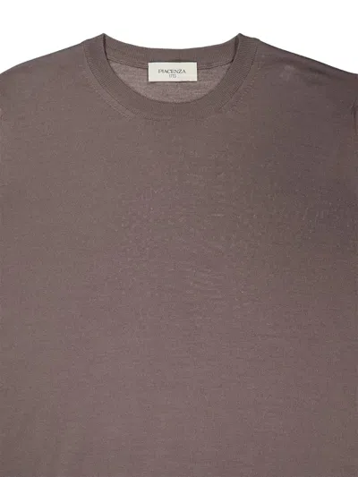 Piacenza Cashmere Virgin Wool Jumper In Brown