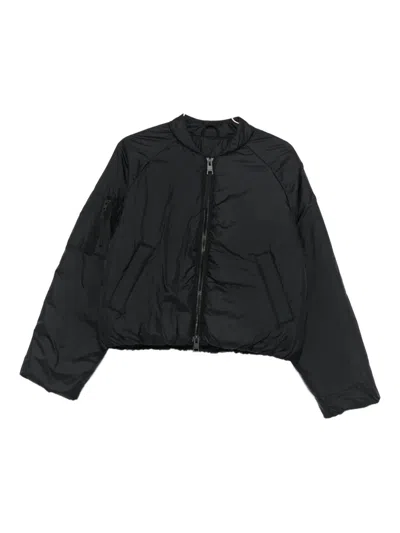 Canada Goose Elba 750 Fill Power Down Packable Bomber Jacket In Black