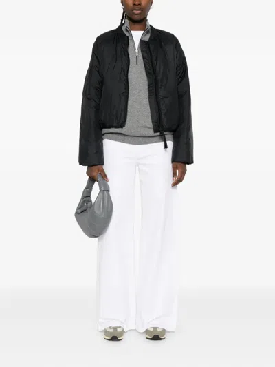 Canada Goose Elba 750 Fill Power Down Packable Bomber Jacket In Black