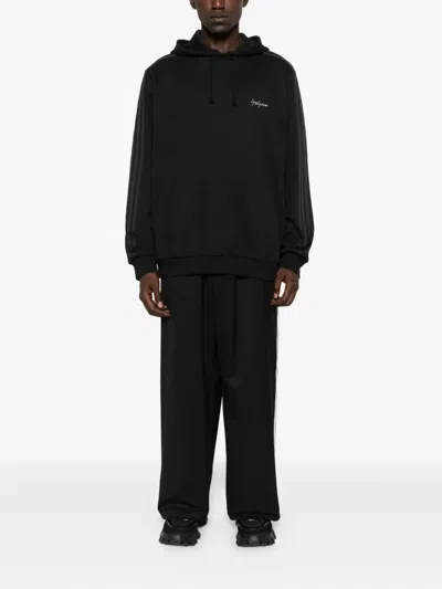 Y-3 Black Cotton Sweatshirt In Black