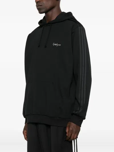 Y-3 Black Cotton Sweatshirt In Black