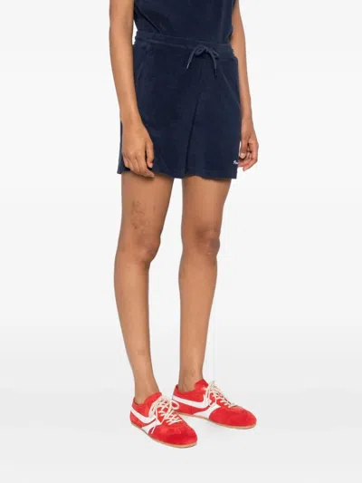 Sporty And Rich Drawstring Shorts In Blue
