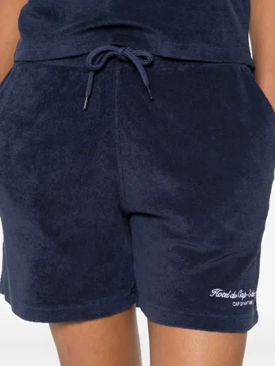 Sporty And Rich Drawstring Shorts In Blue
