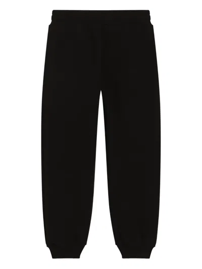 Dolce & Gabbana Logo-detail Track Pants In Black