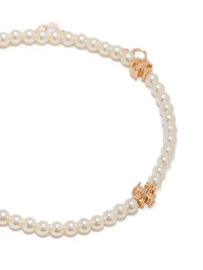 Tory Burch Kira Pearl Bracelet In Gold