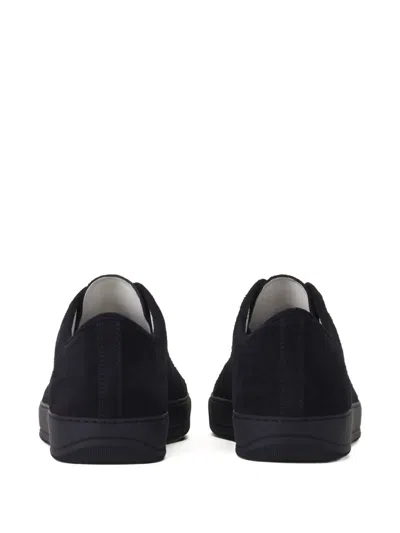 Lanvin Dbb1 Leather And Suede Sneakers In Multi