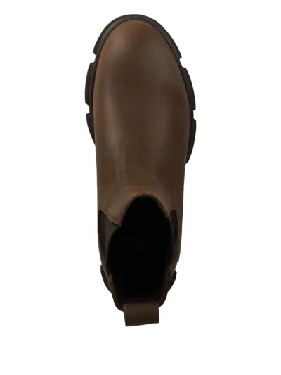 Copenhagen Elastic-panelled Chelsea Boots In Brown