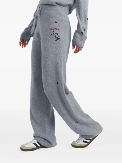 Chinti & Parker X Peanuts Drawstring Trousers In Gray