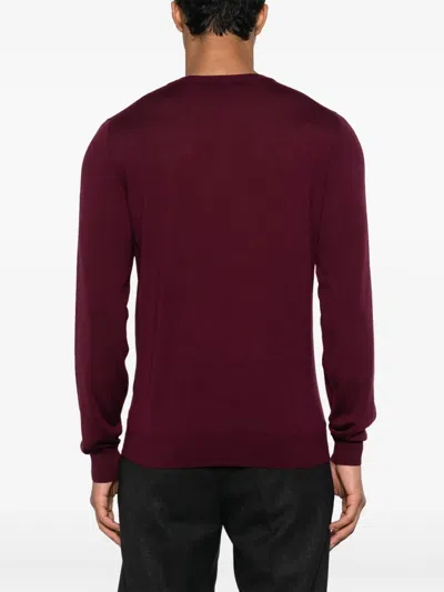 Piacenza Cashmere Crew-neck Wool Jumper In Red