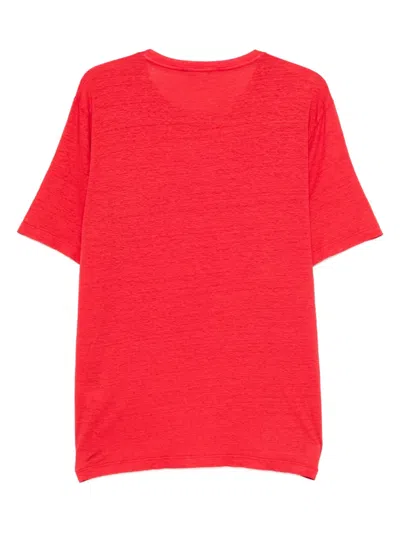 Gran Sasso Mélange-effect T-shirt In Red