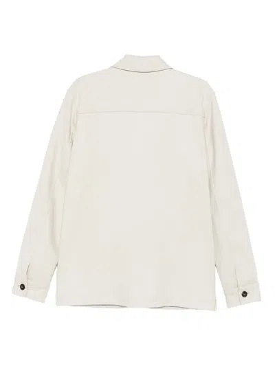 Gran Sasso Buttoned-up Jacket In Neutral
