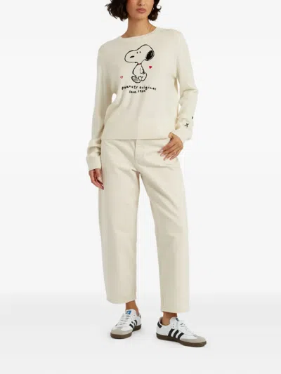 Chinti & Parker Wool Cashmere Peanuts Original Sweater In Neutral