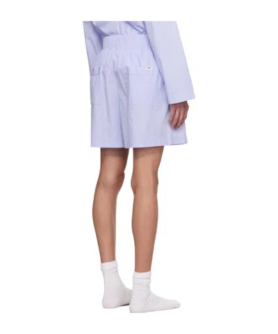 Tekla Drawstring Pajama Pants In Blue