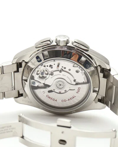 Omega Seamaster Aqua Terra Gmt Chronograph 43mm Full Set Watch In Metallic