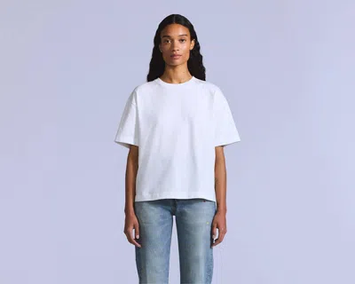 Levi's Women S Blue Tab Daily Tee In White
