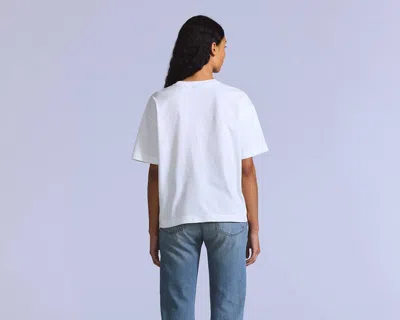 Levi's Women S Blue Tab Daily Tee In White