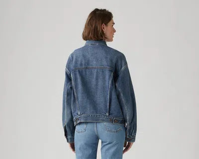 Levi's Womens Soft As Butter Original Trucker Denim Jacket Xs In Blue