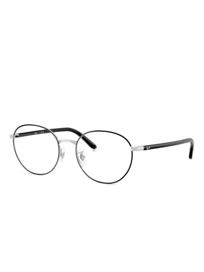 Ray Ban Round-frame Glasses In Black