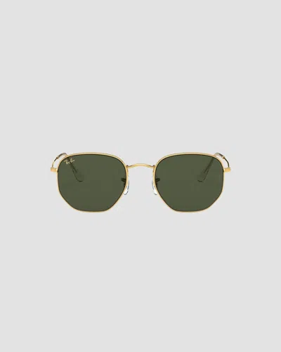Ray Ban Ray-ban Sunglasses Hexagonal Legend In Green
