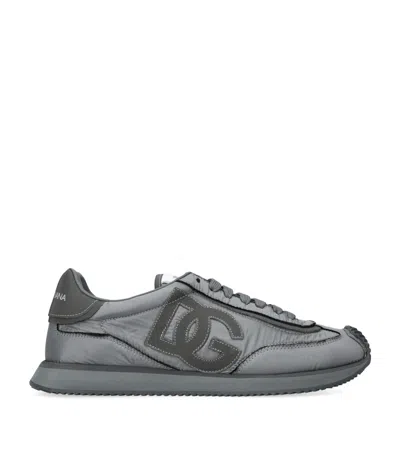 Dolce & Gabbana Low Sneaker Ny In Gray