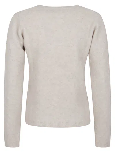 P.a.r.o.s.h Parosh Relaxed-fit Crewneck Sweater In Luxurious Raccoon Fur In Neutral
